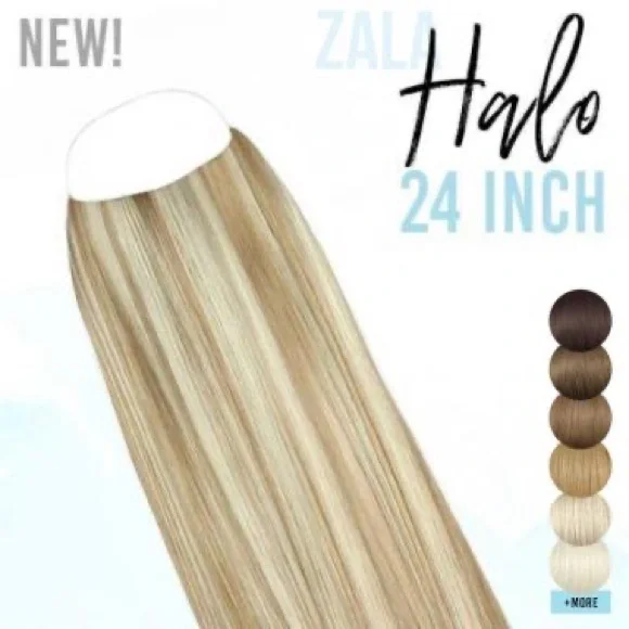 24inch halo hair extensions zala